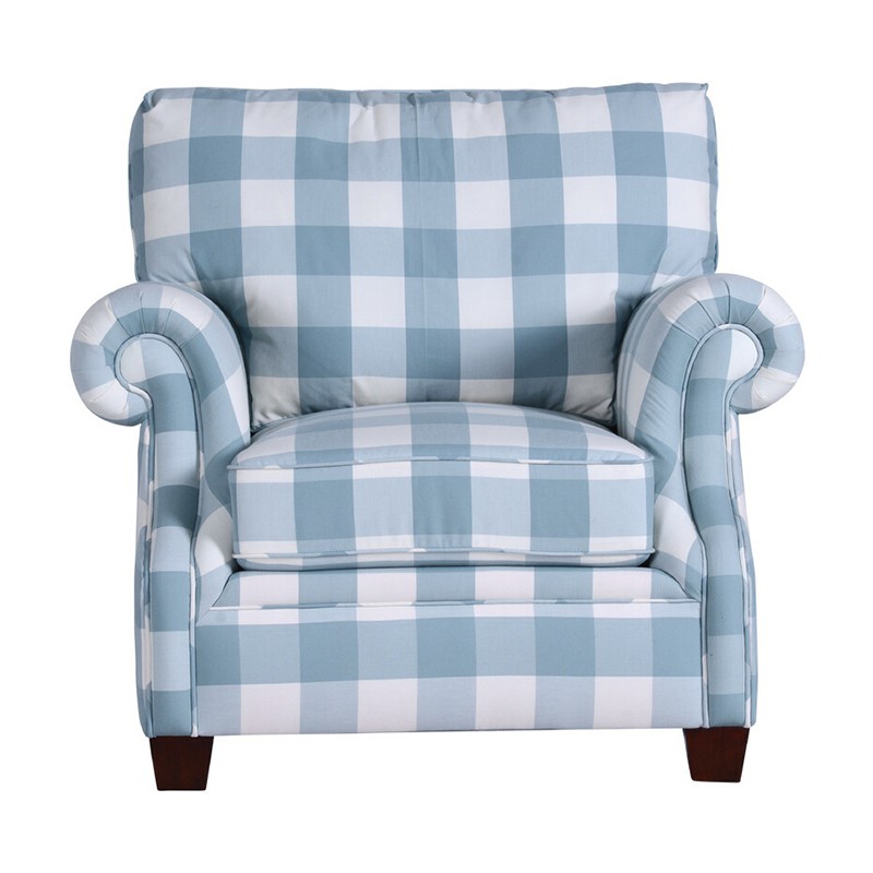 Classic Single-seater Fabric Sofa