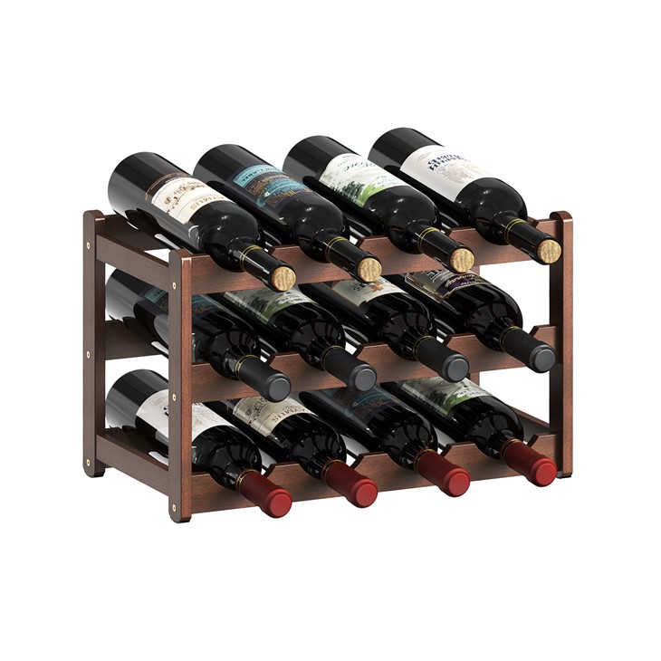 3-Tier Bamboo Wine Rack factory