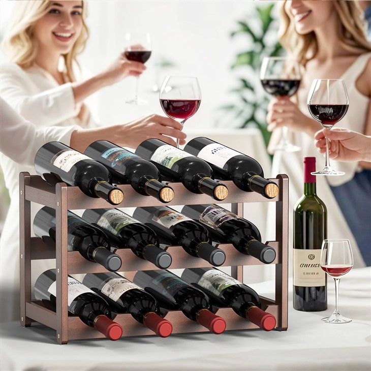 3-Tier Bamboo Wine Rack/WCC001