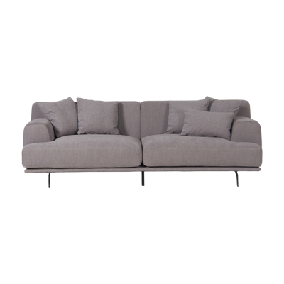 Fabric Sofa for Two with Cushion