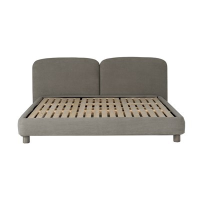 Polyester Upholstered Platform Bed Polyester Upholstered Platform Bed