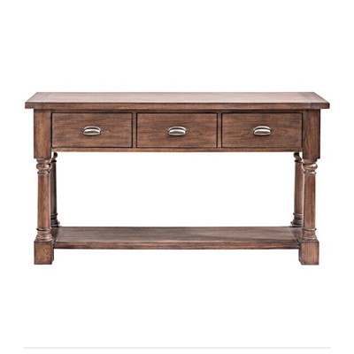 Wooden Console Table with Drawers